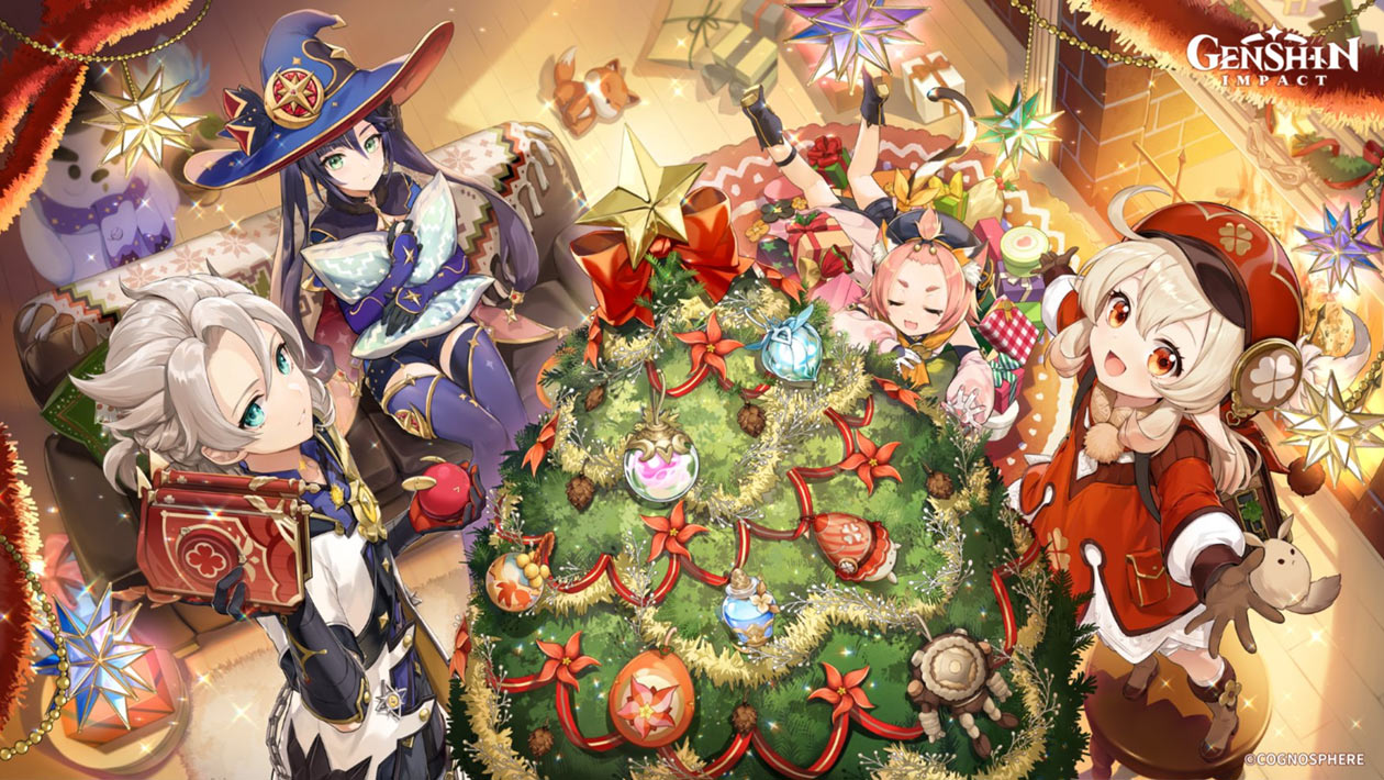 Christmas 2022 Art from Genshin Impact