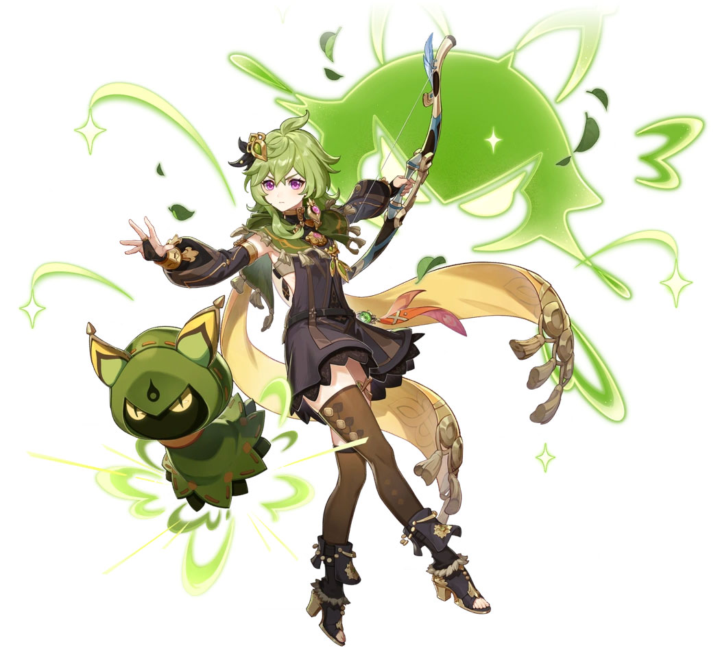 Collei Wish Art from Genshin Impact