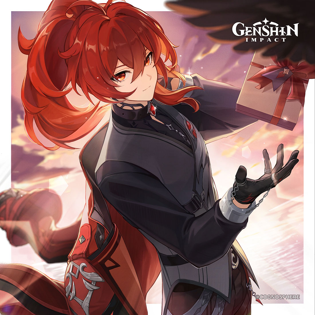 Diluc Birthday 2023 Art from Genshin Impact