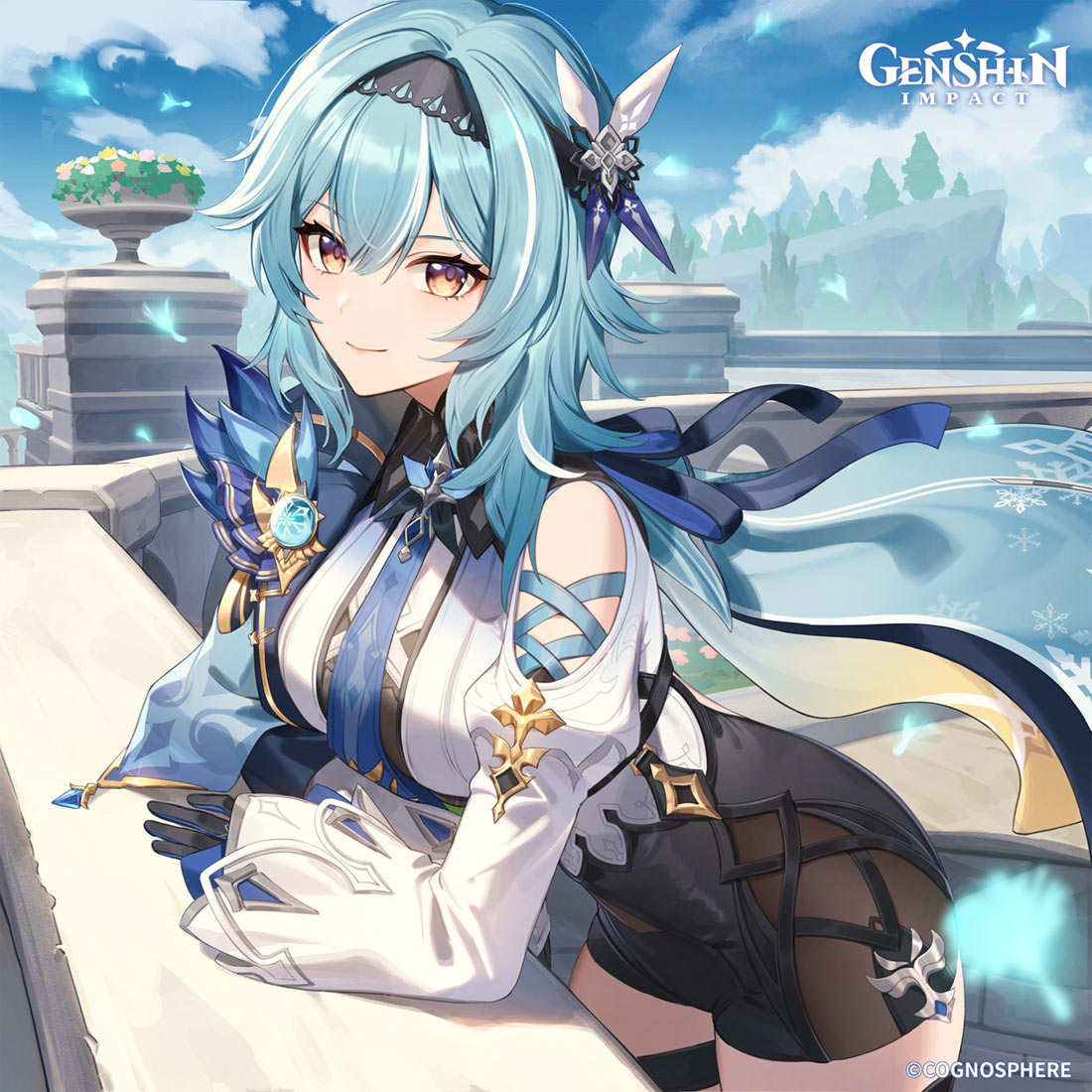 Eula Birthday 2022 Art from Genshin Impact