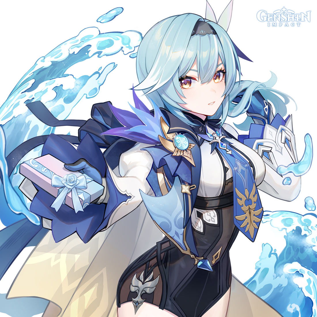 Eula Valentine's Day 2022 Art from Genshin Impact