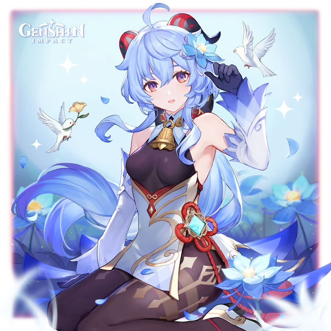 Ganyu Birthday 2021 Art from Genshin Impact