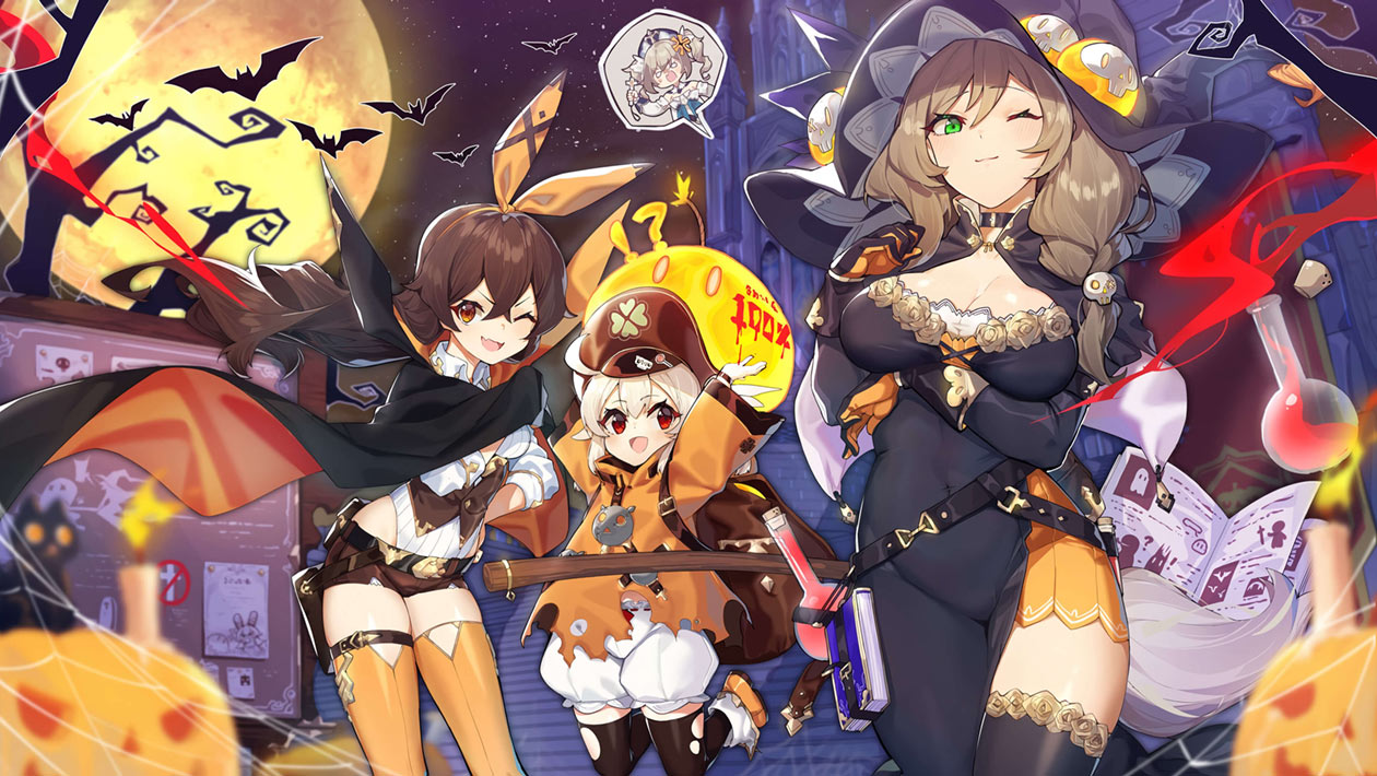 Halloween 2019 Art from Genshin Impact
