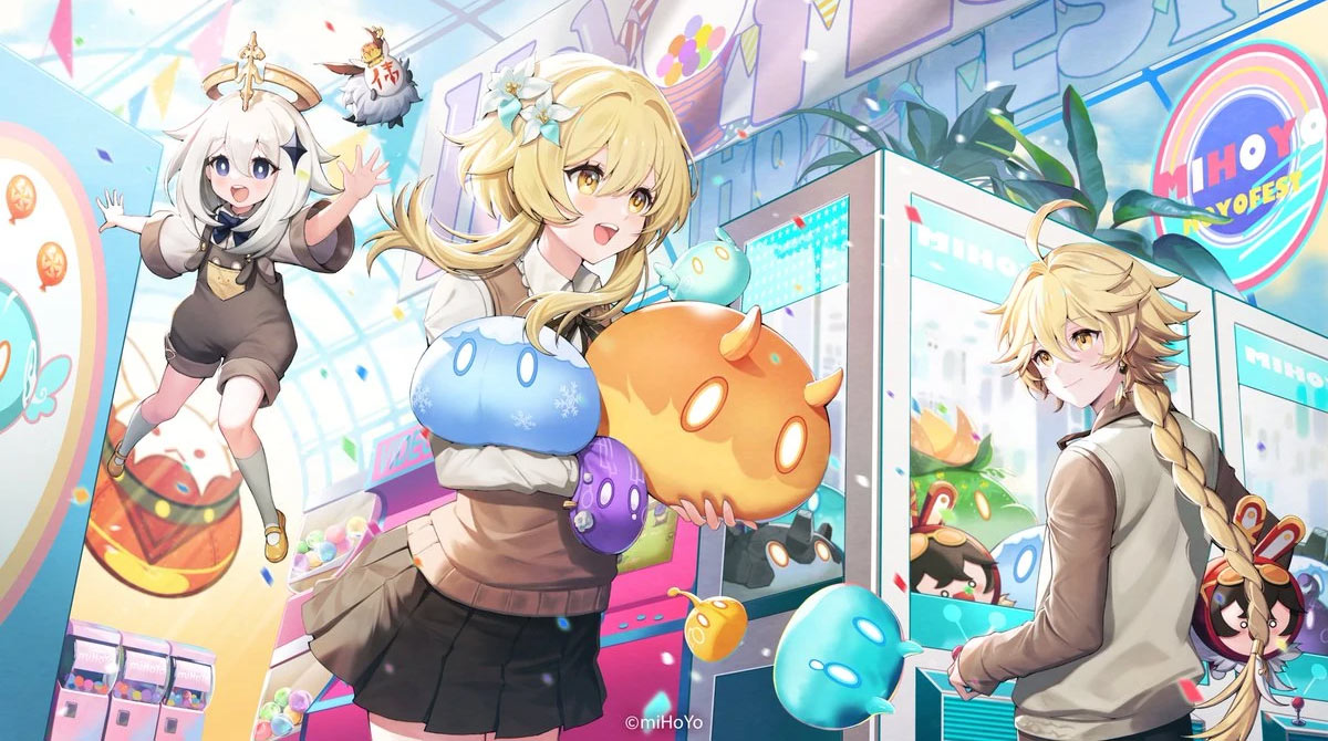 Hoyo Fest Promotion Art from Genshin Impact