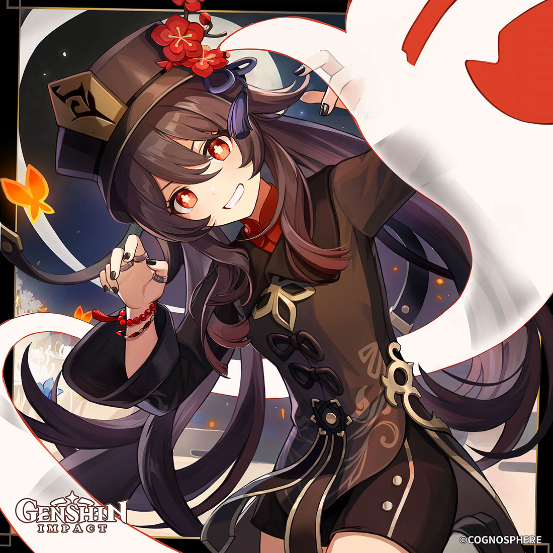 Hu Tao Birthday 2023 Art from Genshin Impact