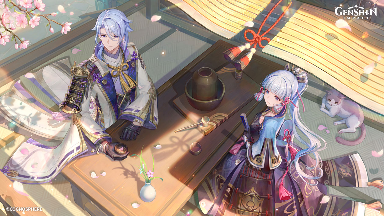 Hues of the Violet Garden Art from Genshin Impact