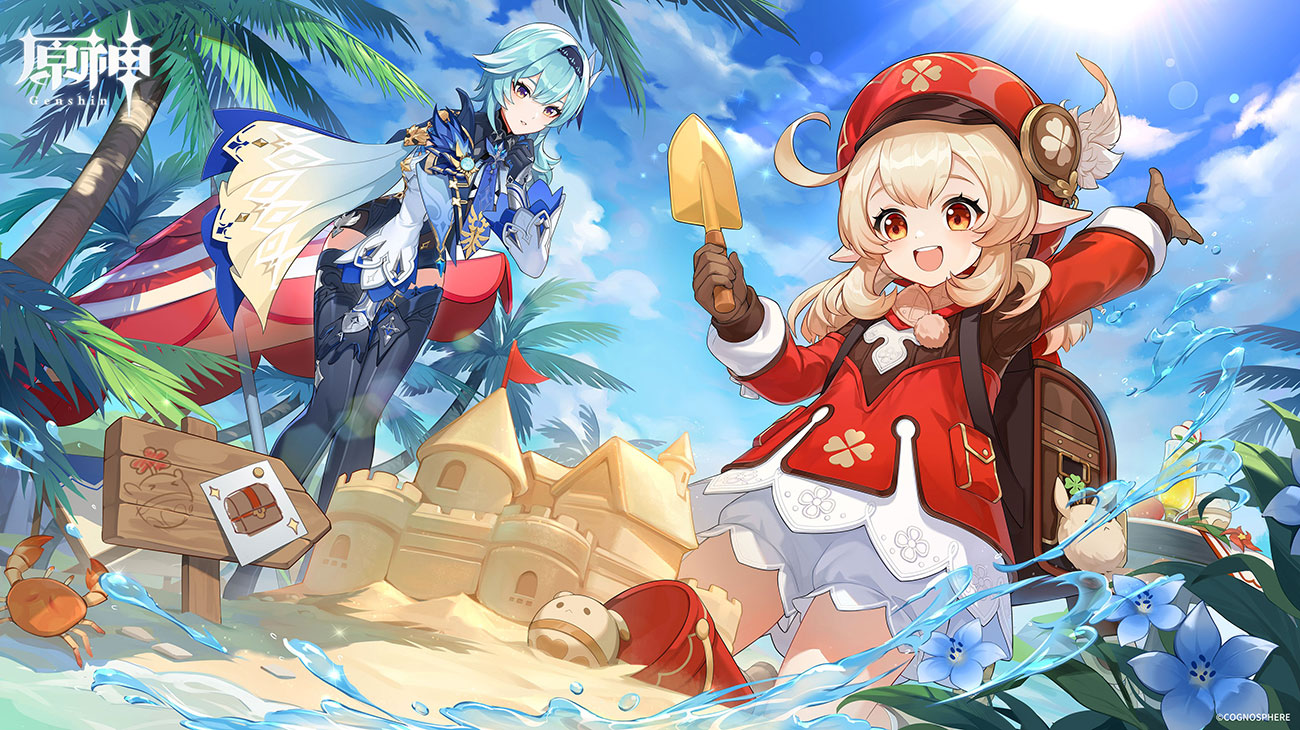 JP Twitter 3.3 Million Followers Art from Genshin Impact
