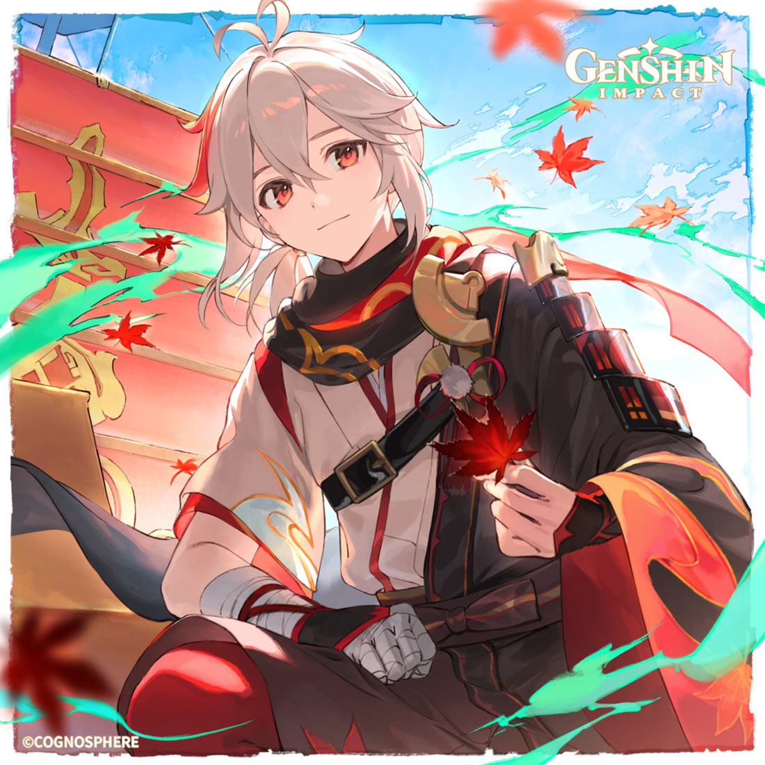 Kaedehara Kazuha Birthday 2022 Art from Genshin Impact