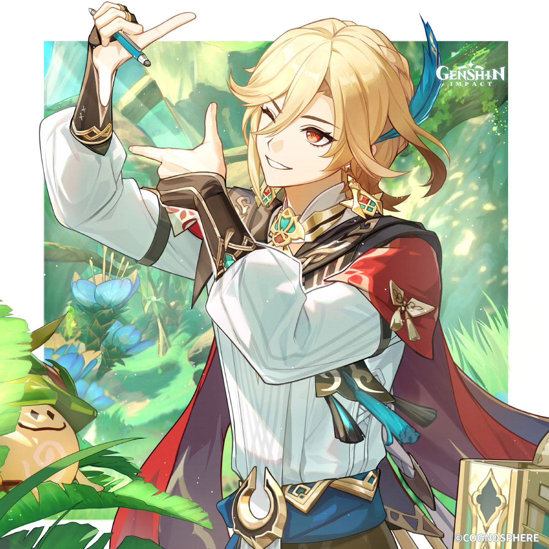 Kaveh Birthday 2024 Art from Genshin Impact