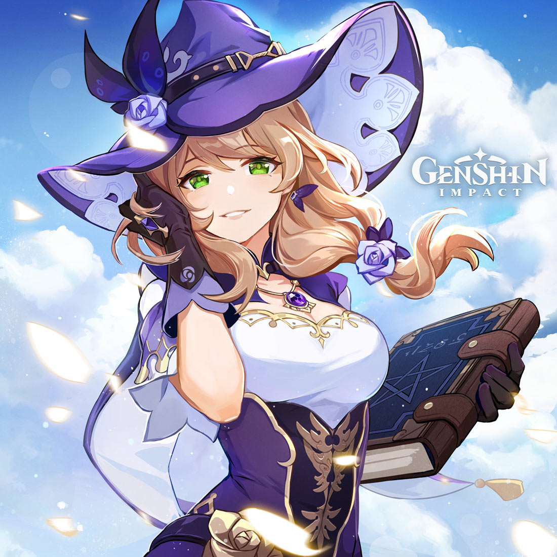 Lisa Birthday 2021 Art from Genshin Impact