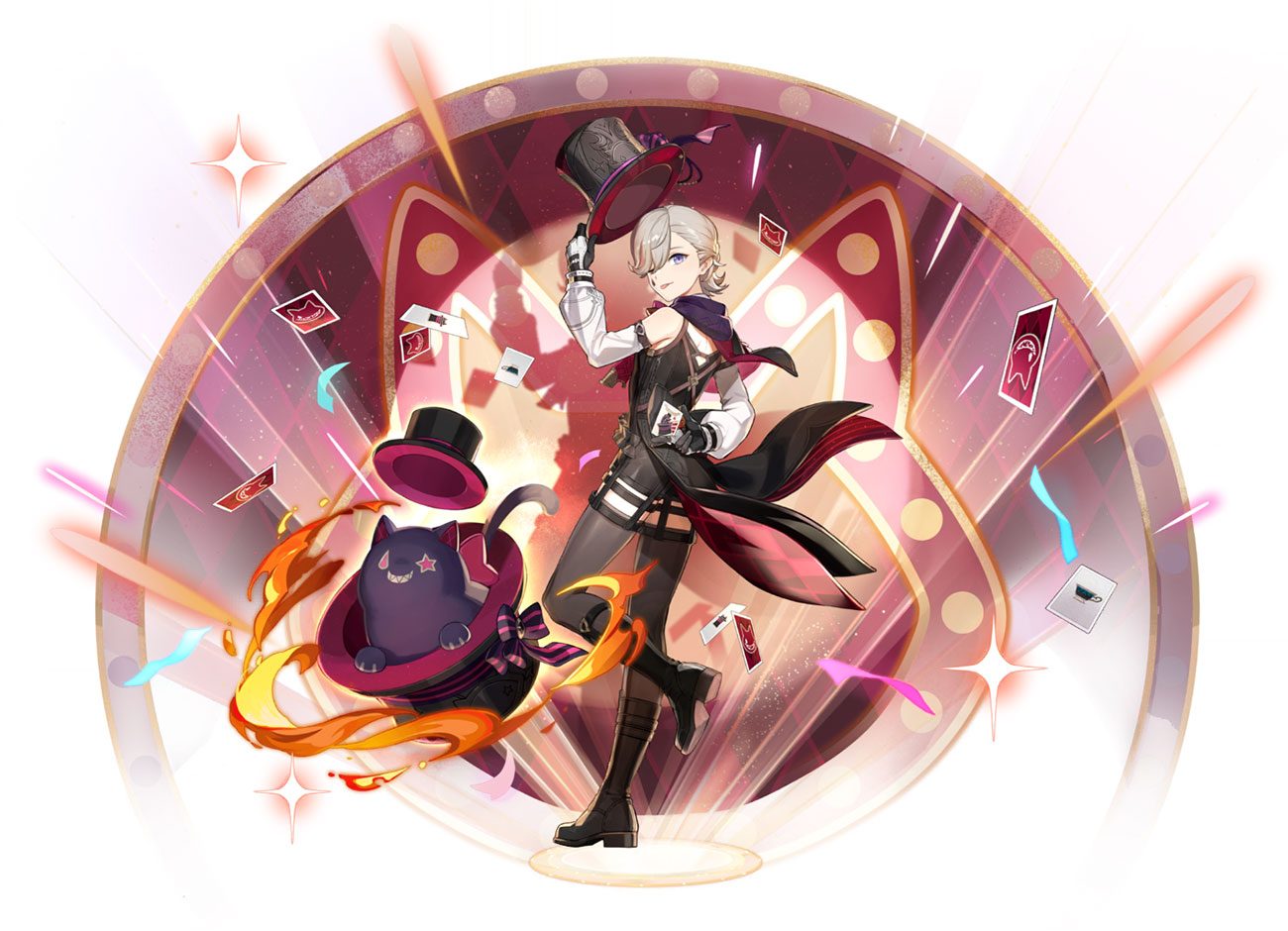 Lyney Wish Art from Genshin Impact