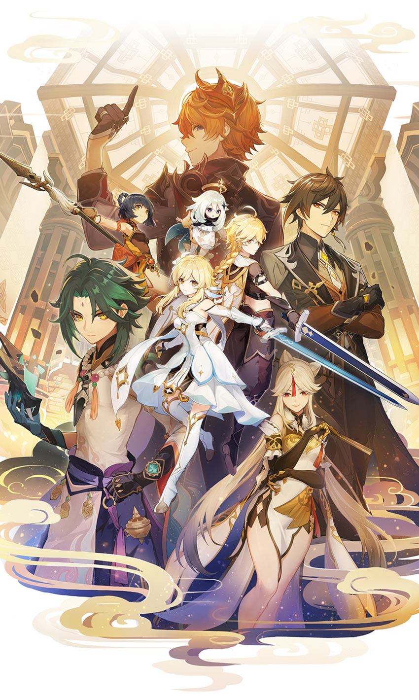 Characters Key Art from Genshin Impact