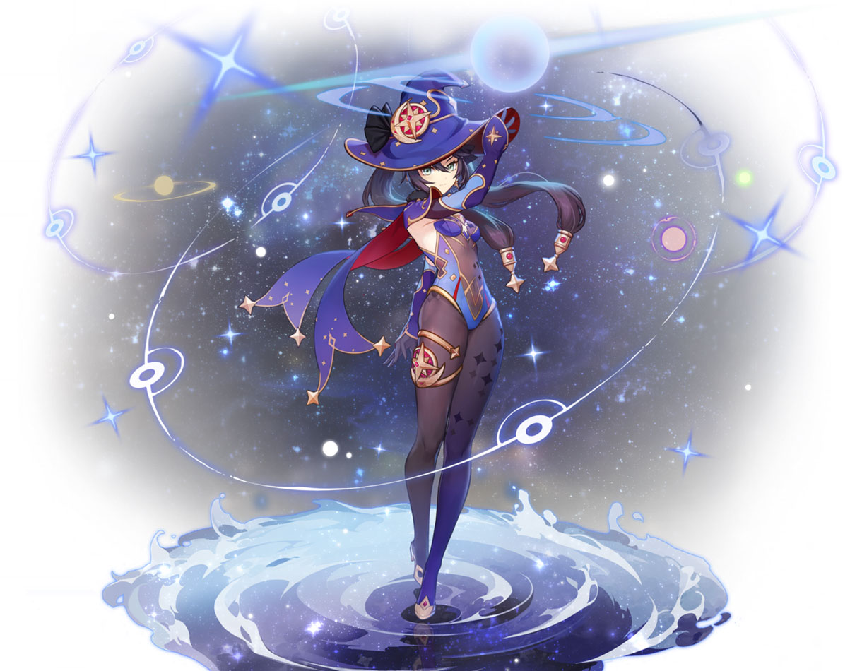 Mona Wish Art from Genshin Impact