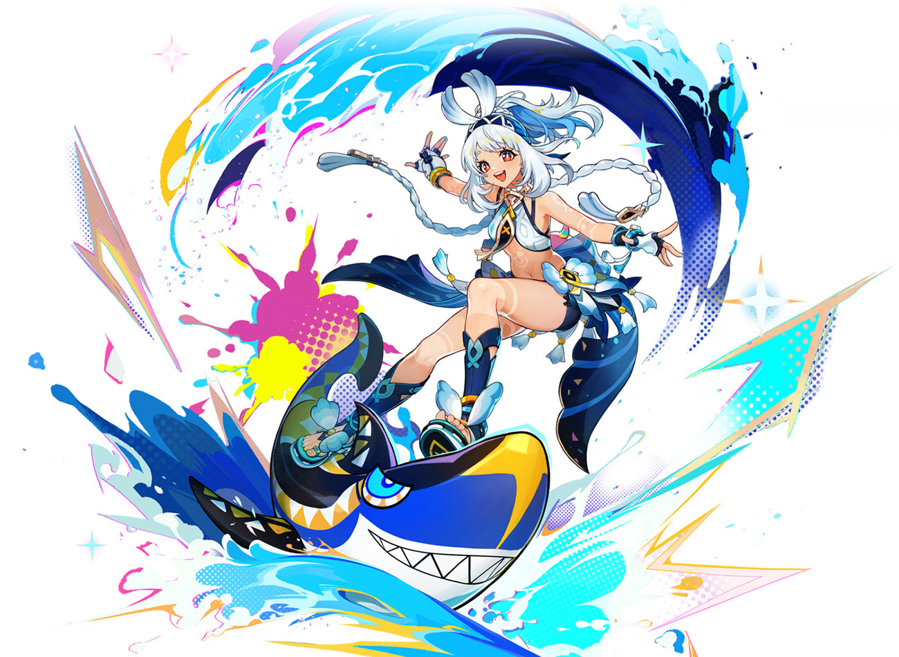 Mualani Wish Art from Genshin Impact