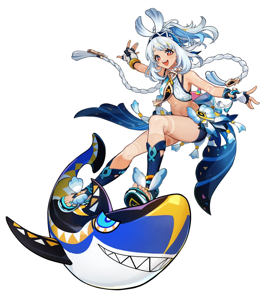Mualani Art from Genshin Impact