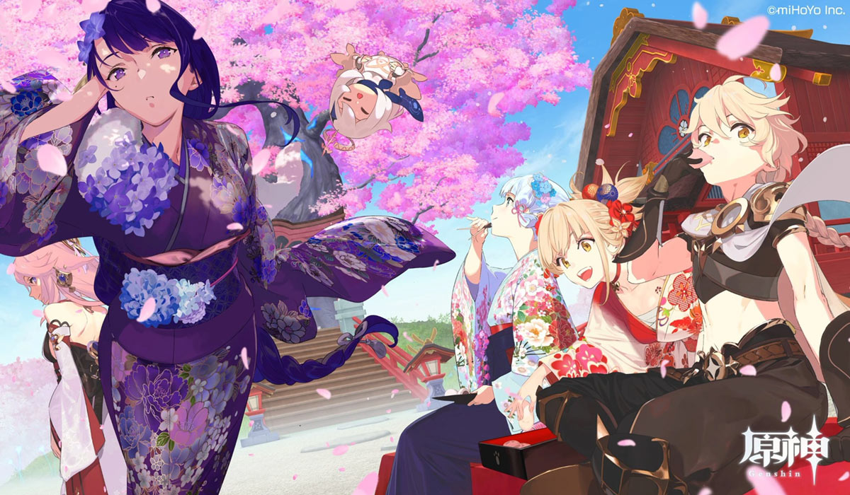 New Year 2022 Art from Genshin Impact