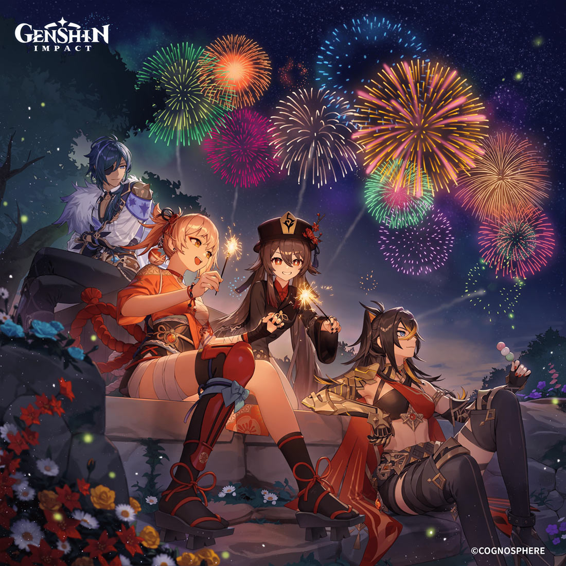 New Year 2023 Art from Genshin Impact