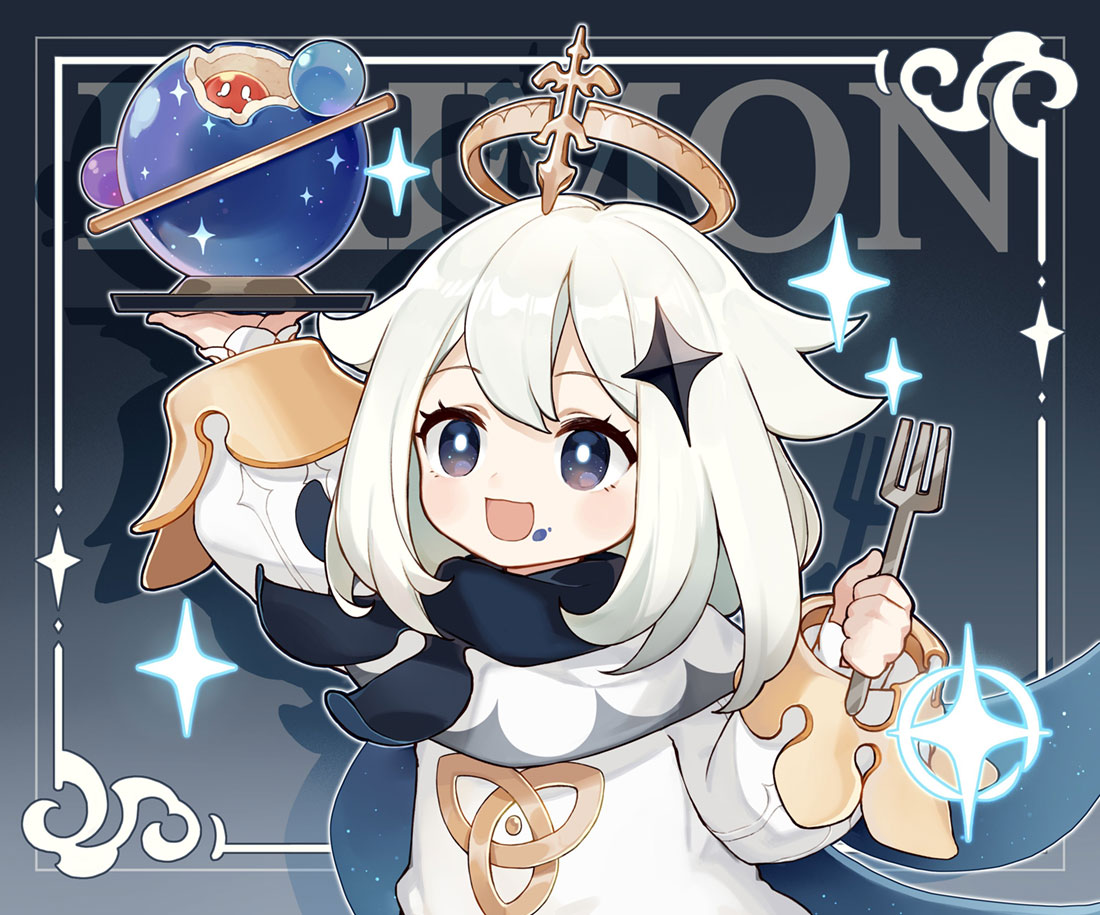 Paimon Birthday 2020 Art from Genshin Impact