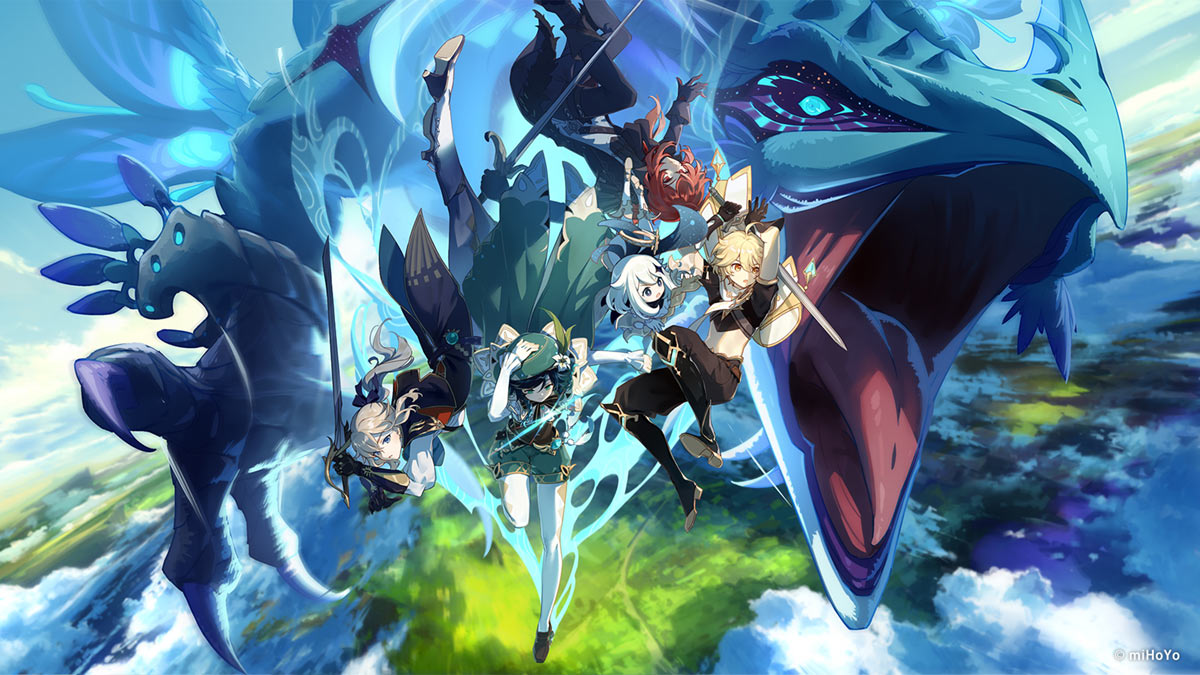 PS4 Release Artwork from Genshin Impact