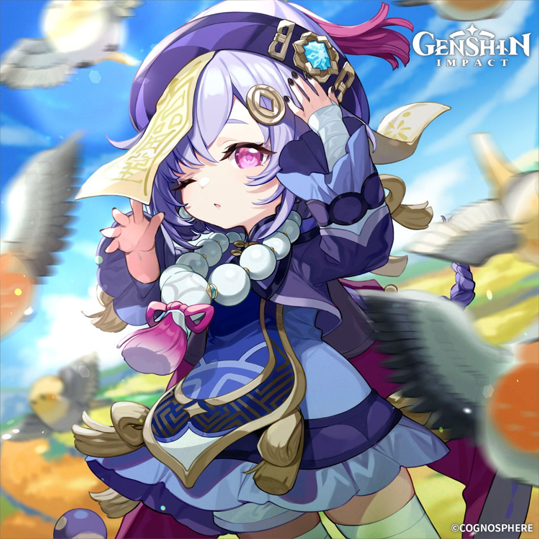 Qiqi Birthday 2023 Art from Genshin Impact
