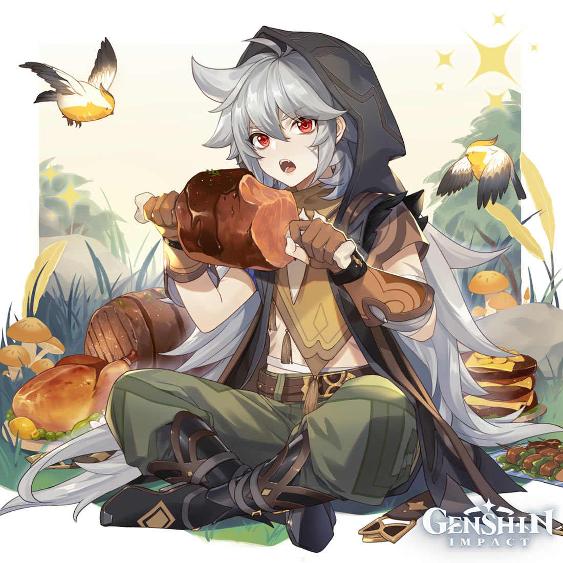 Razor Birthday 2021 Art from Genshin Impact