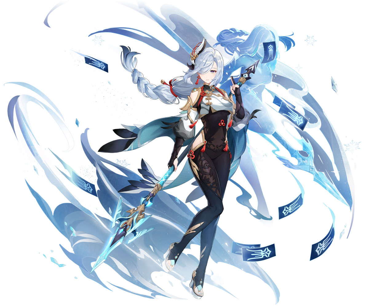 Shenhe Wish Art from Genshin Impact