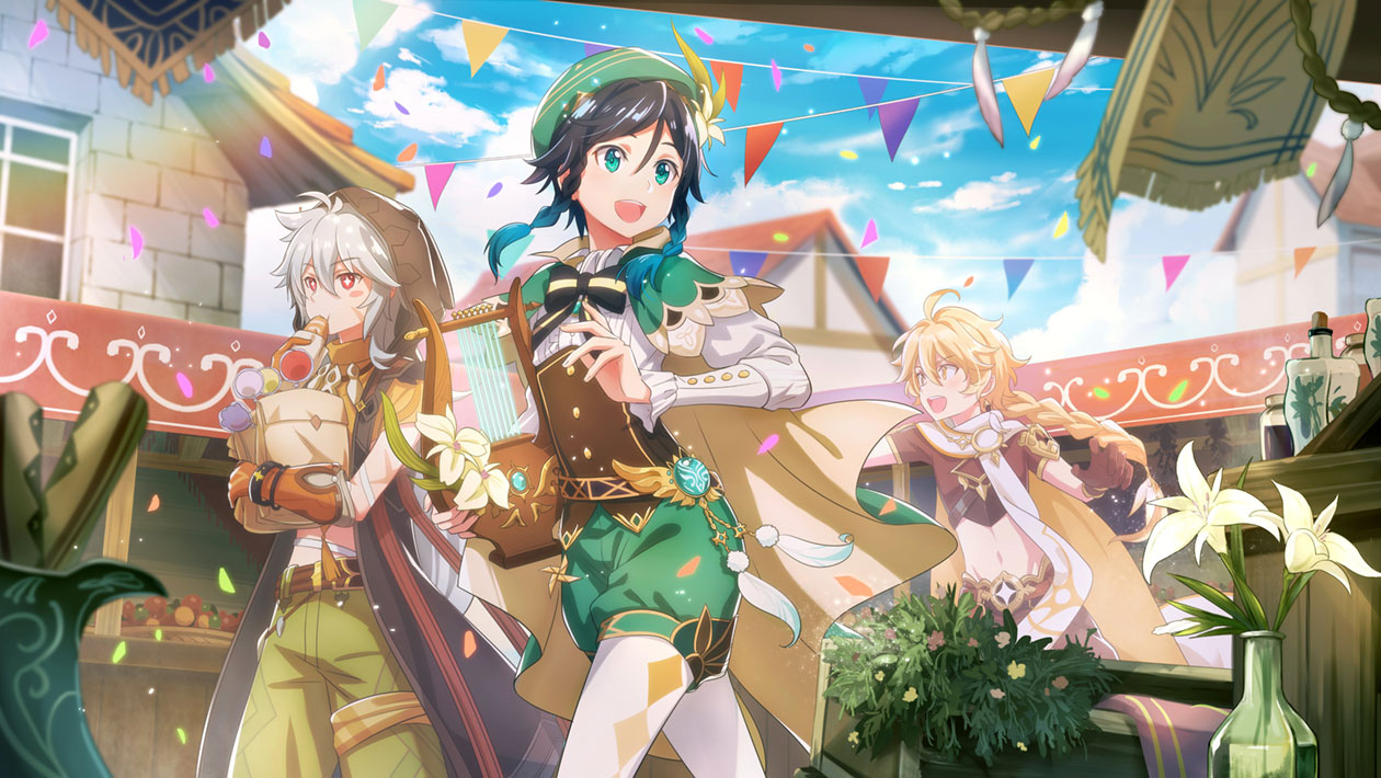 Shine Beyond the Horizon, Young Hero Art from Genshin Impact
