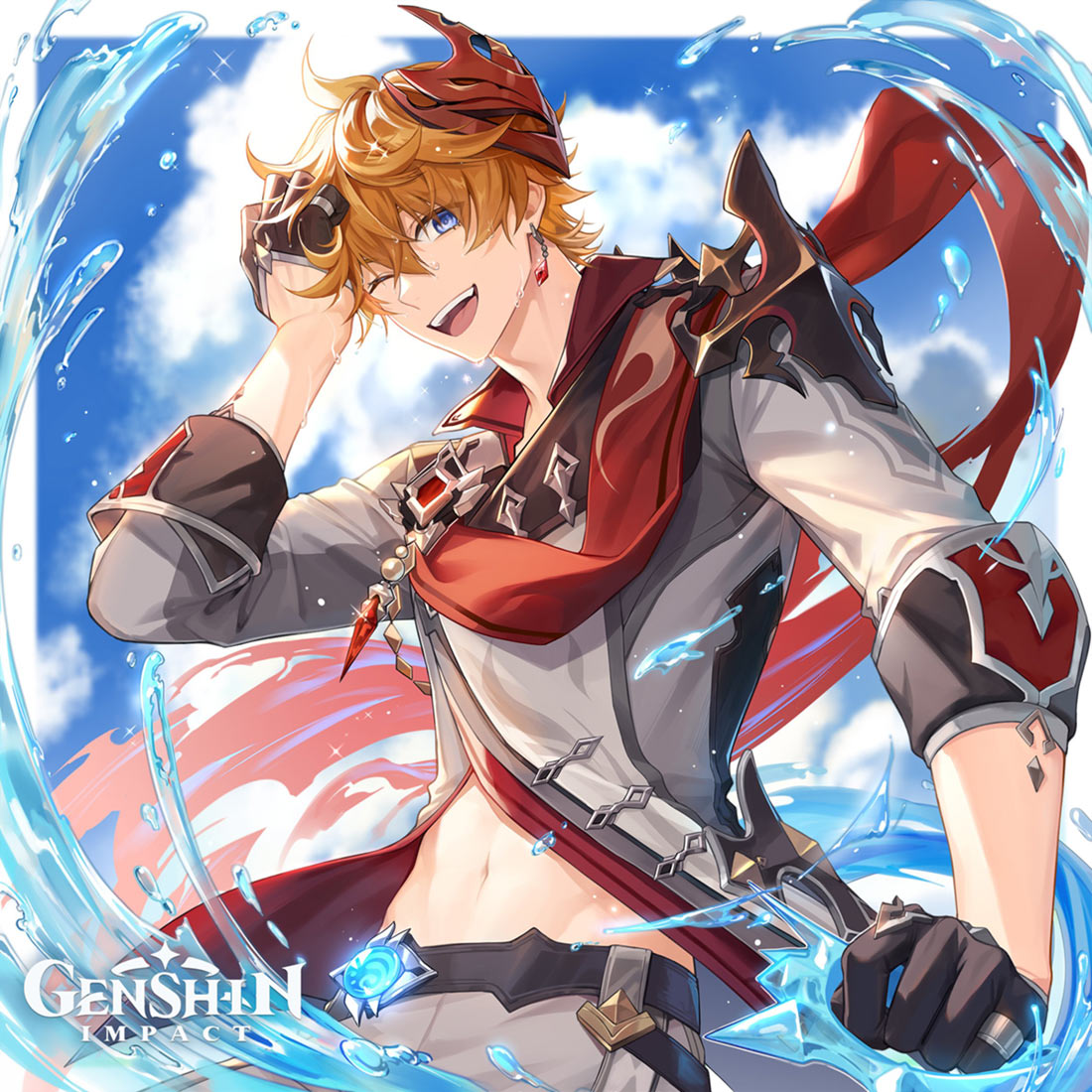 Tartaglia Birthday 2021 Art from Genshin Impact