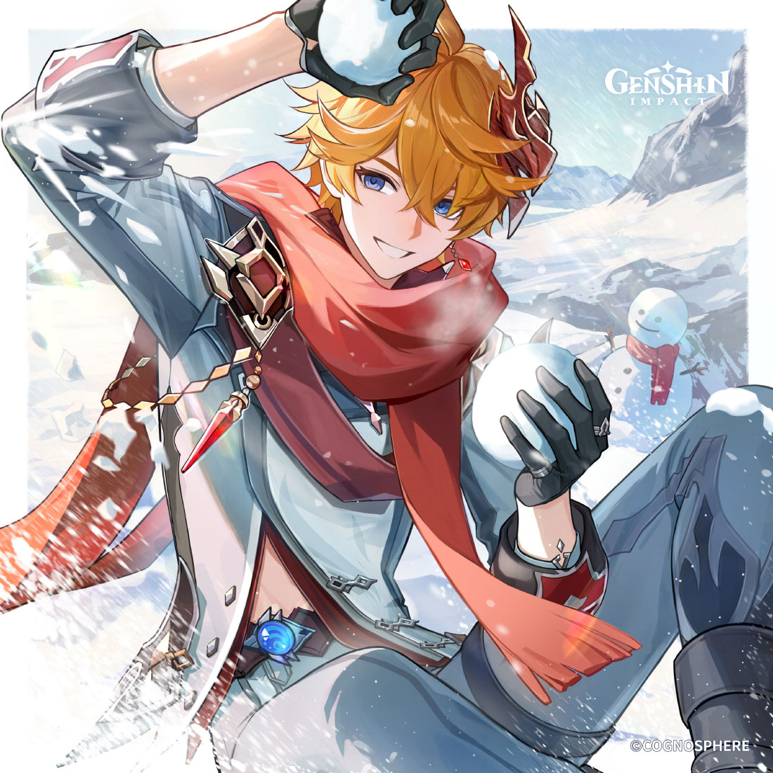 Tartaglia Birthday 2024 Art from Genshin Impact