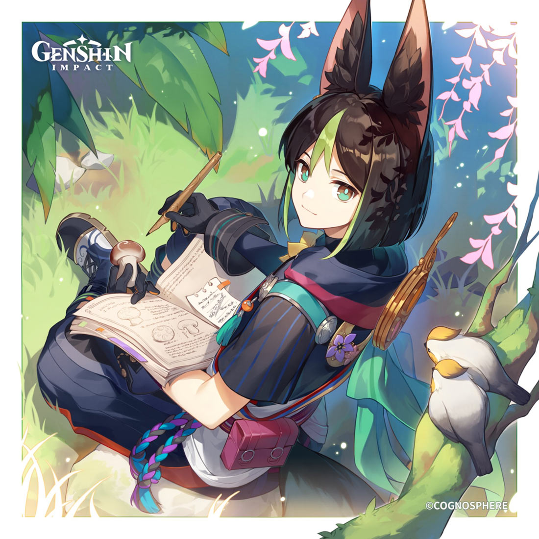 Tighnari Birthday 2022 Art from Genshin Impact