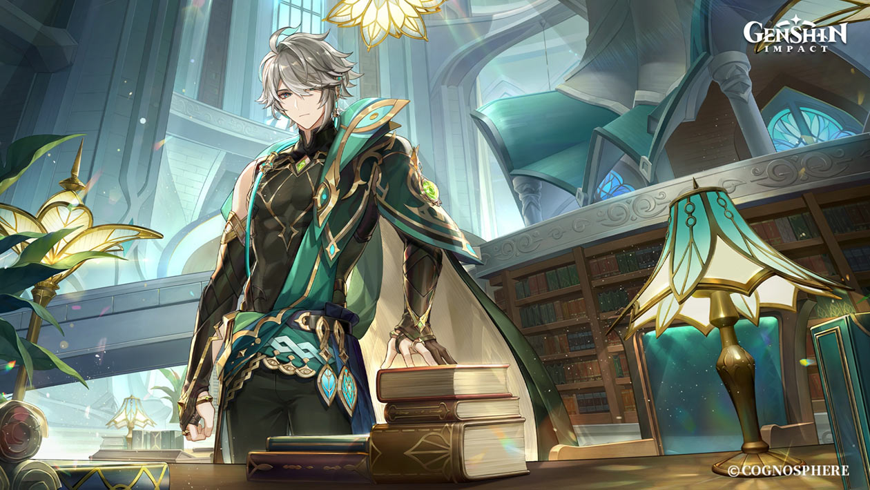 Version 3.4 Alhaitham Art from Genshin Impact