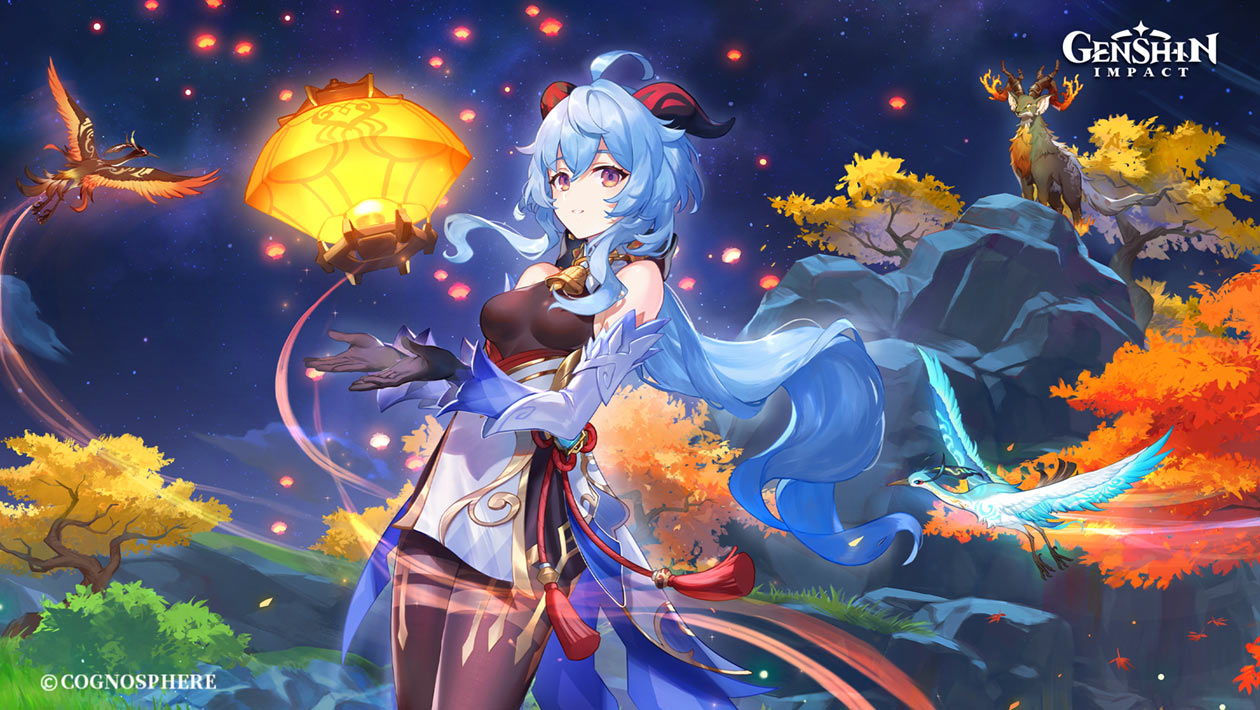 Version 3.4 Ganyu Art from Genshin Impact