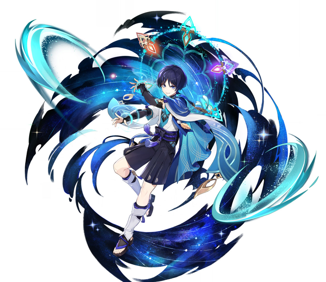 Wanderer Wish Art from Genshin Impact