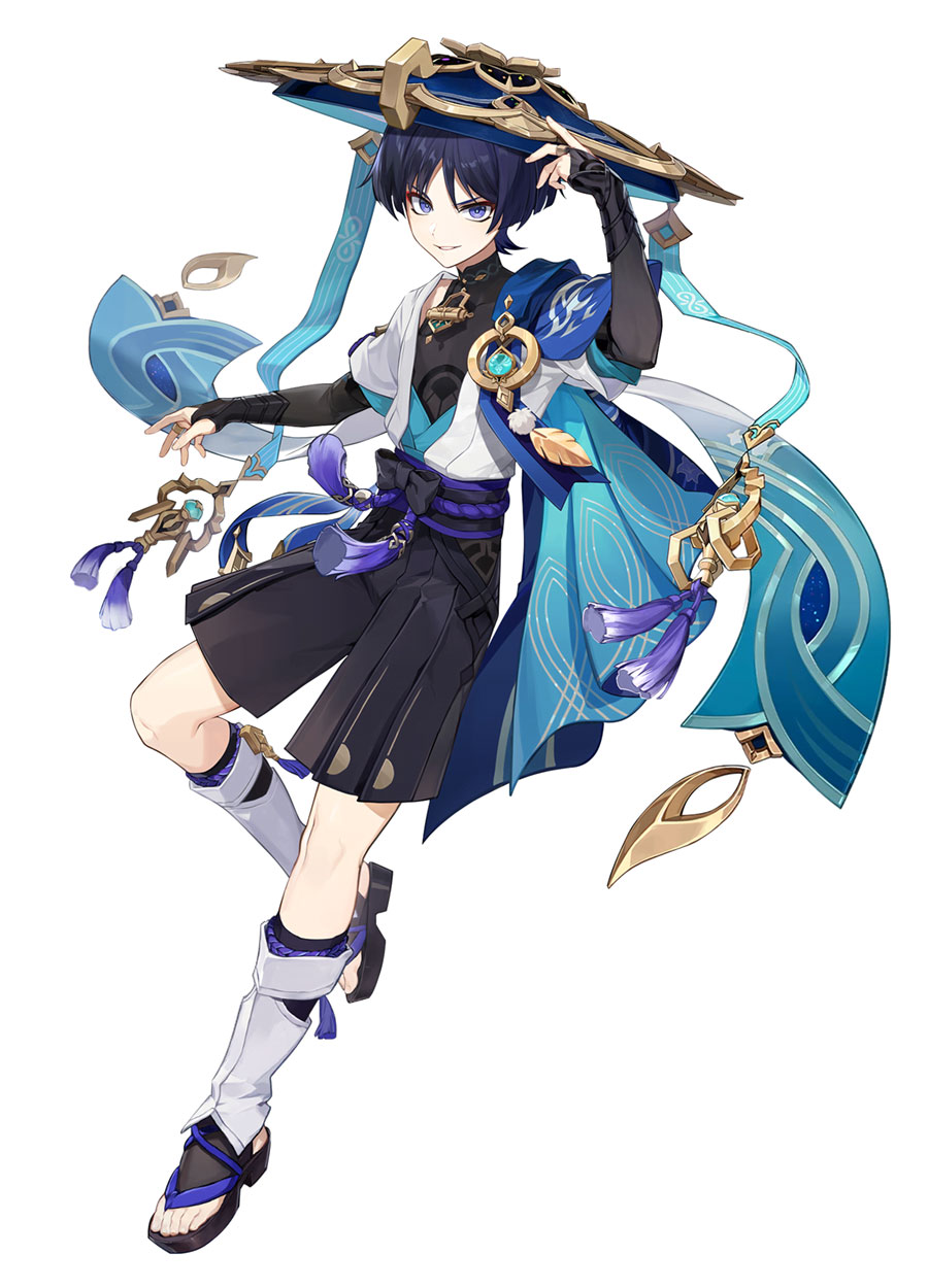 Wanderer Art from Genshin Impact