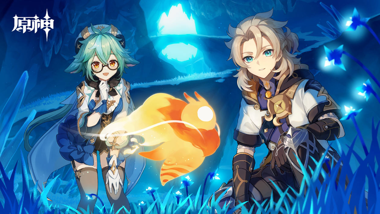 Weibo 4M Followers Art from Genshin Impact