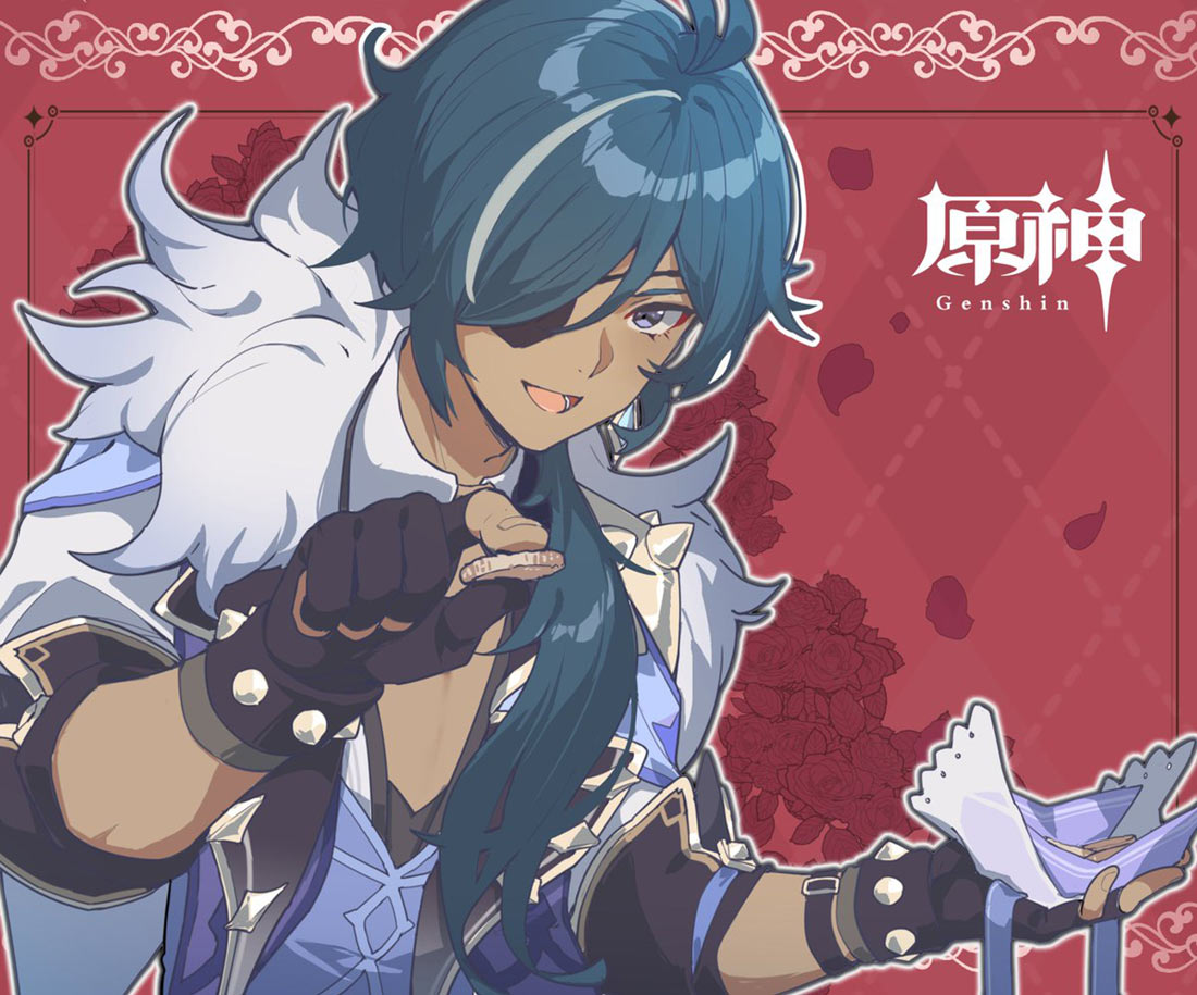 Kaeya White Day 2020 Art from Genshin Impact