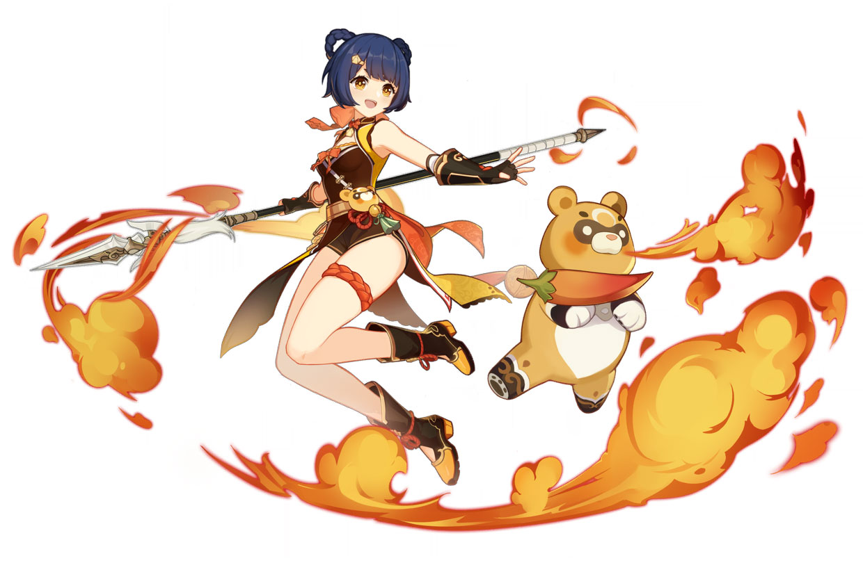 Xiangling Wish Art from Genshin Impact