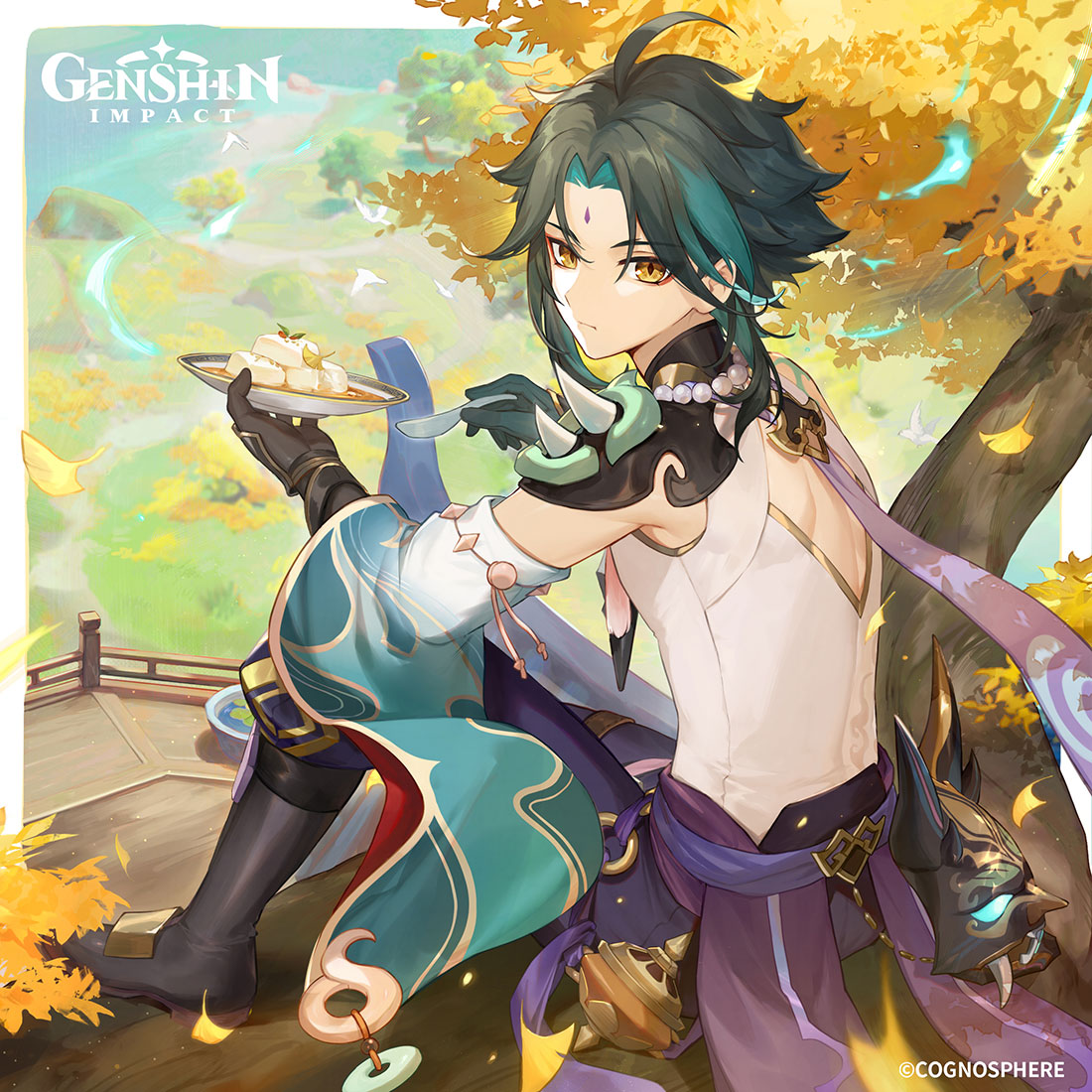 Xiao Birthday 2023 Art from Genshin Impact