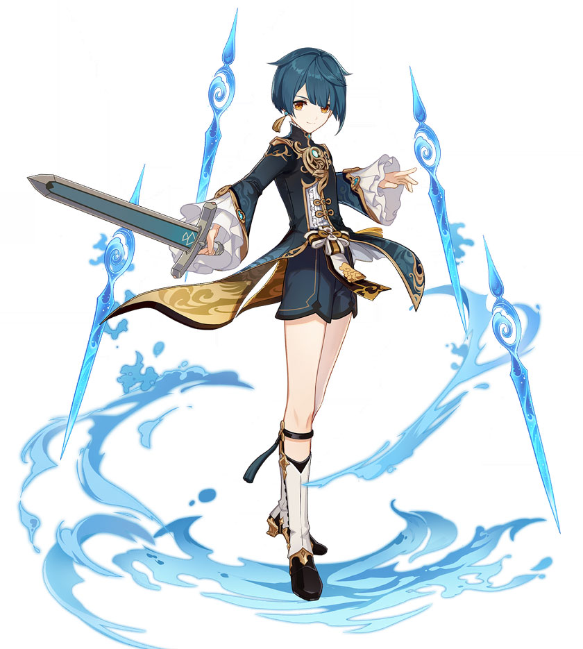 Xingqiu Wish Art from Genshin Impact