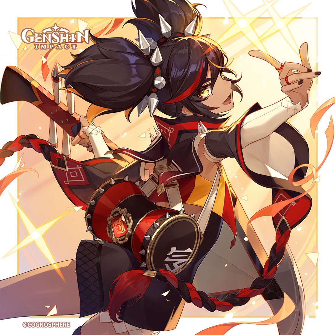 Xinyan Birthday 2023 Art from Genshin Impact