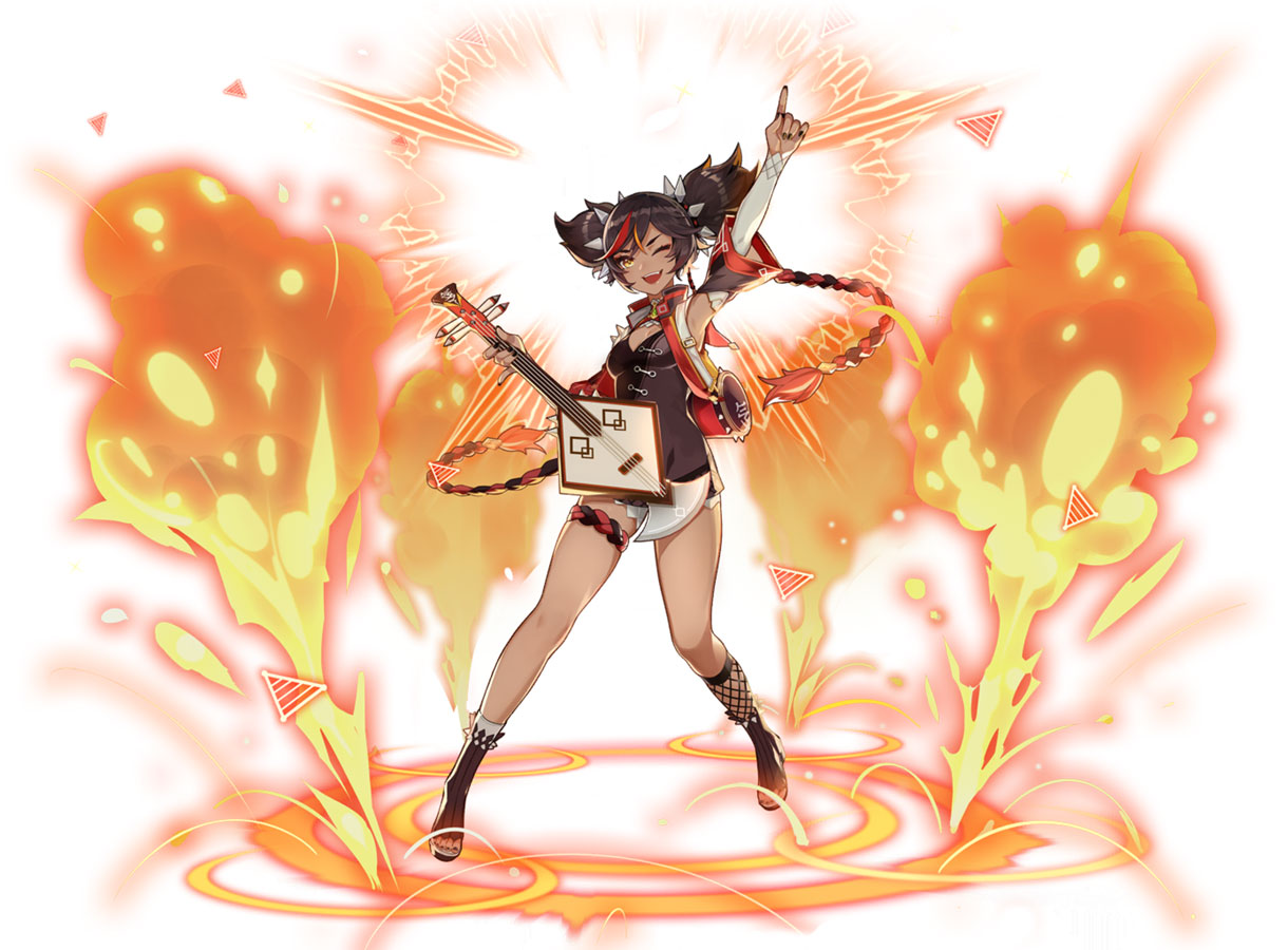 Xinyan Wish Art from Genshin Impact