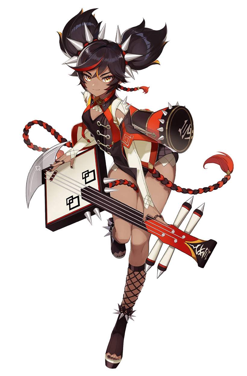 Xinyan Art from Genshin Impact