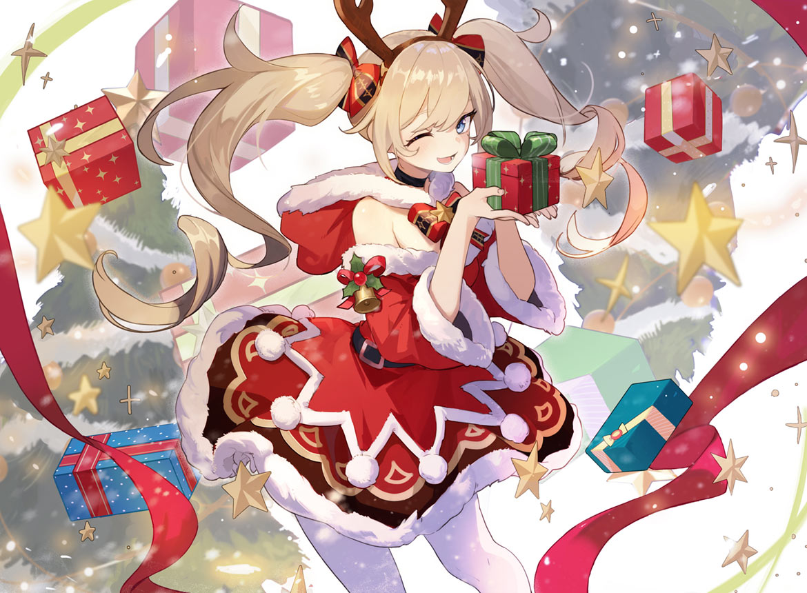 Xmas 2019 Art from Genshin Impact