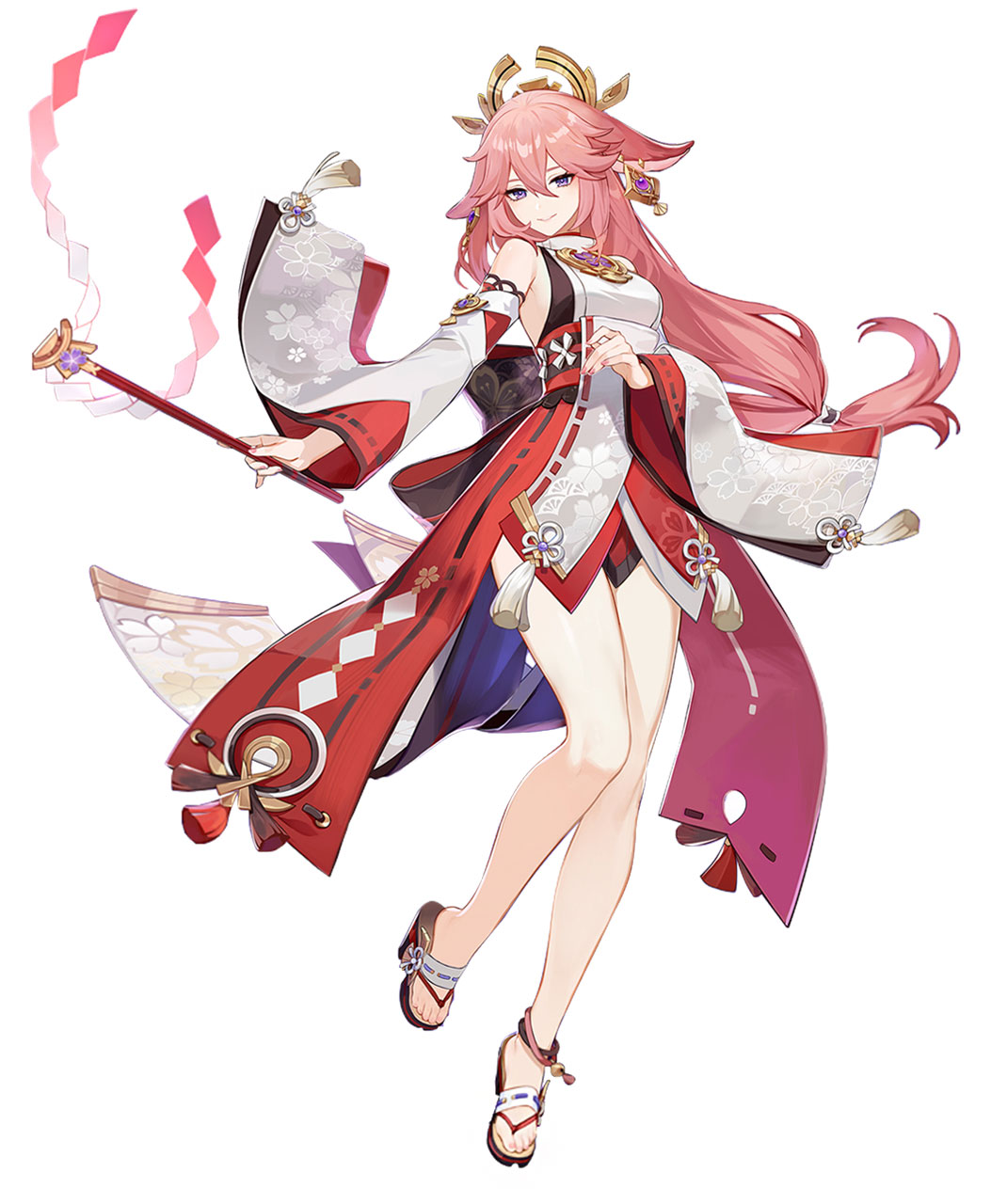Yae Miko Art from Genshin Impact