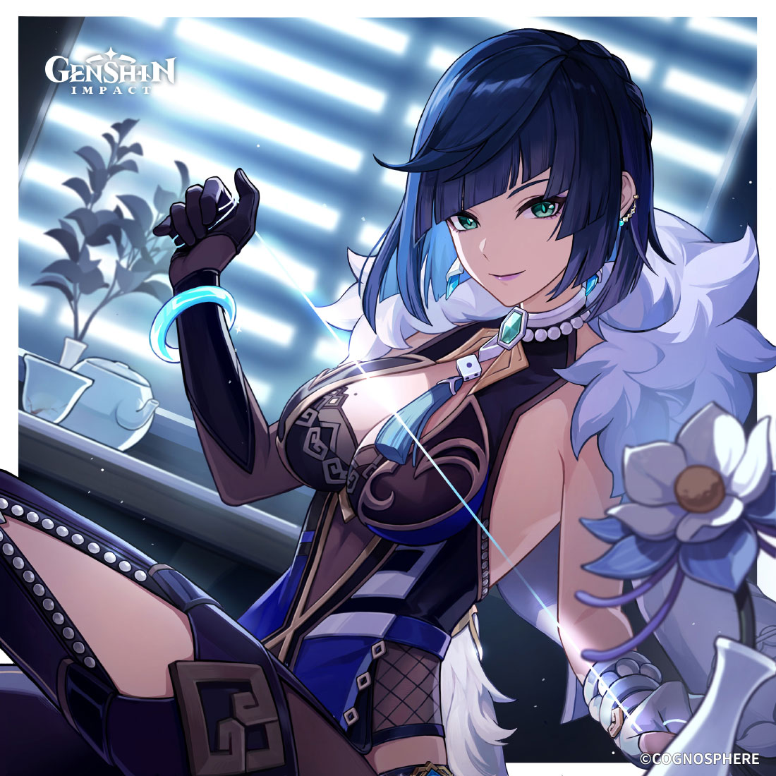 Yelan Birthday 2024 Art from Genshin Impact