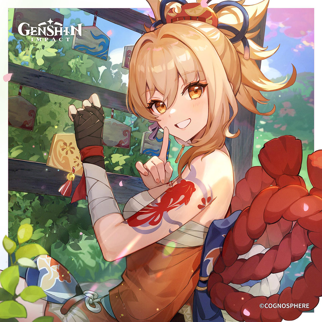 Yoimiya Birthday 2023 Art from Genshin Impact