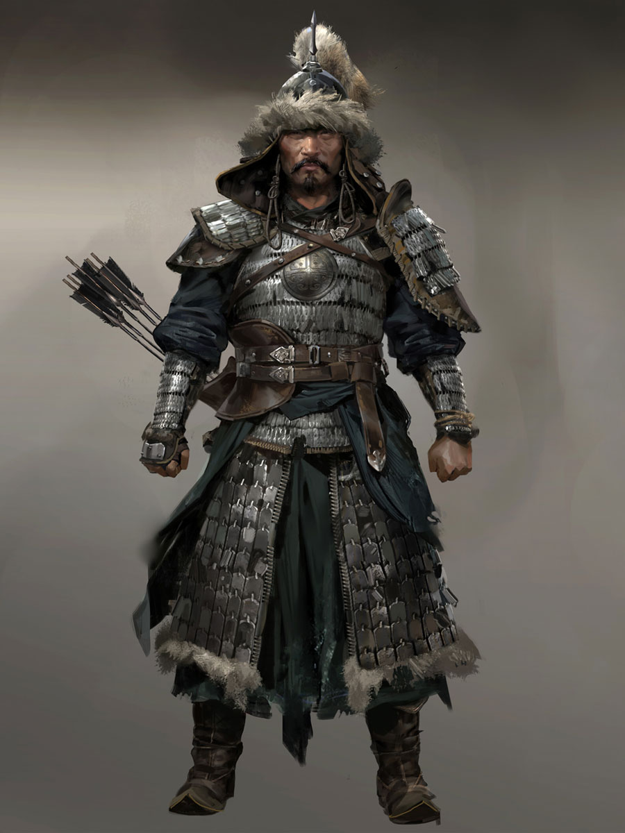 Archer Mongol Rank 3 Art from Ghost of Tsushima