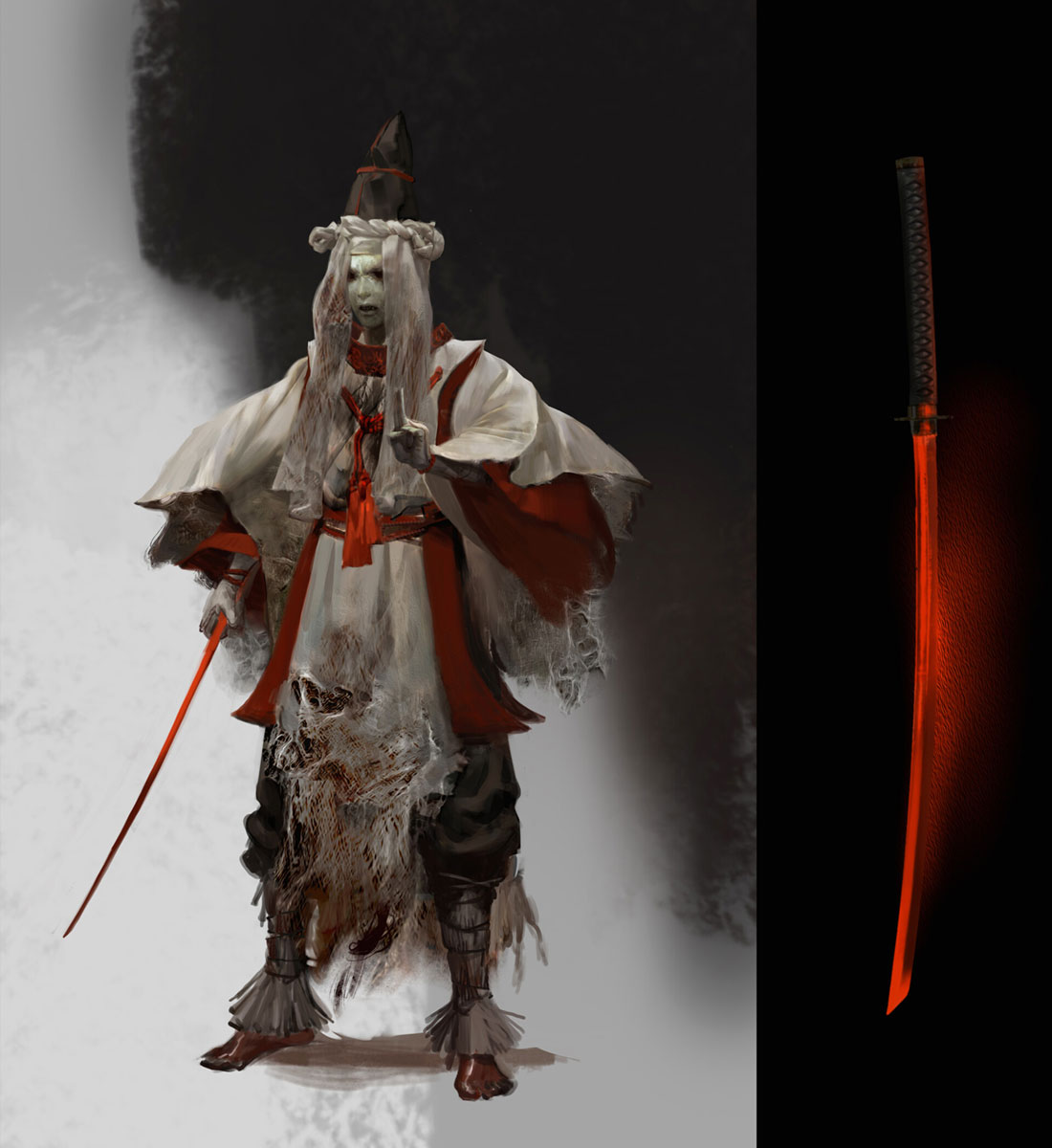 Enemy Concept Art from Ghost of Tsushima