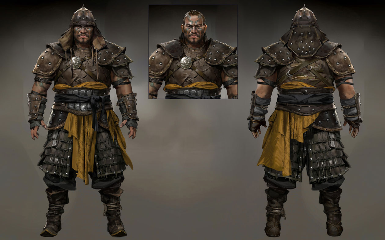 Heavy Mongol Rank 2 Art from Ghost of Tsushima