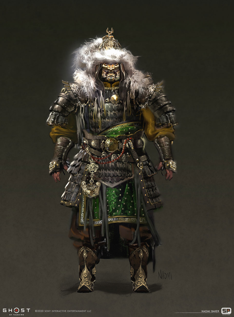 Heavy Mongol Rank 5 Art from Ghost of Tsushima